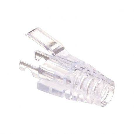 Bota Lantek EZC5B transparente cable de red Cat5e