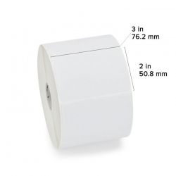 Papel Zebra etiquetas código de barra 2000T 3x2