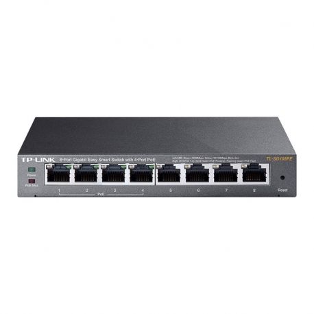 Switch TP-Link Gigabit 8 puertos 4 puertos PoE