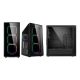 Torre Sharkoon TG6 RGB gamer ATX 3x Ventiladores