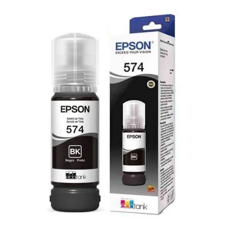 Botella de tinta Epson 574 T574120-AL EcoTank negr