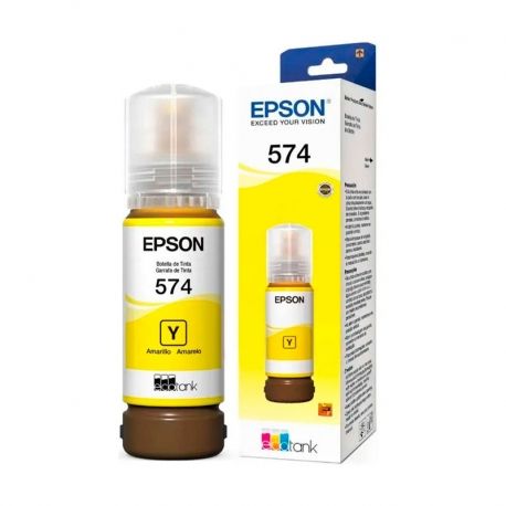 Botella de tinta Epson T574 EcoTank color amarillo