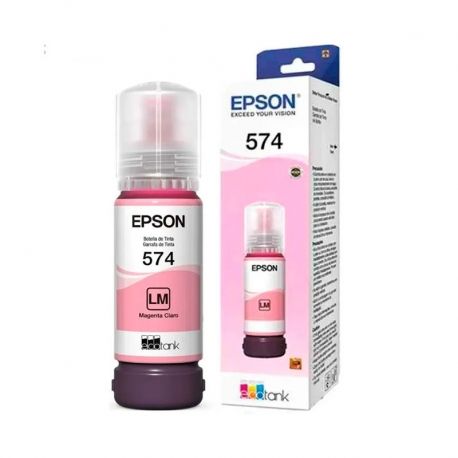 Botella de tinta Epson T574 EcoTank magenta claro