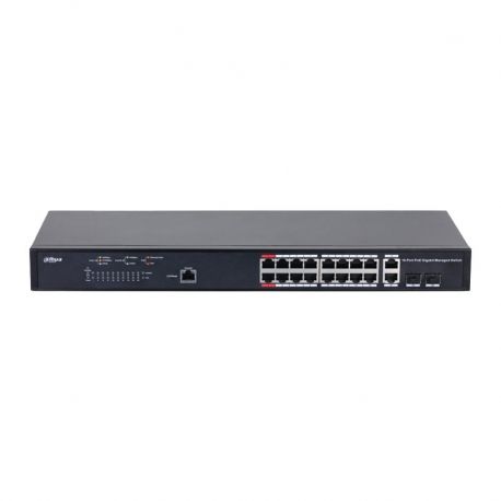 Switch Dahua PFS421816GT23 18puertos Giga PoE 230W