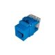 Teklink Jack Categoría 6A Azul 180 grados UL