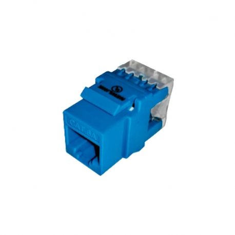 Teklink Jack Categoría 6A Azul 180 grados UL