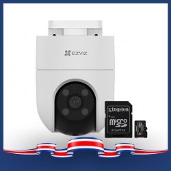 Cámara Ezviz H8c 350 Wi-Fi 2MP intemperie + SD 256