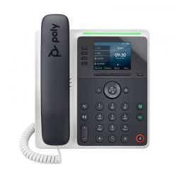 Teléfono IP Poly Edge E220 2.8' LCD compatible PoE