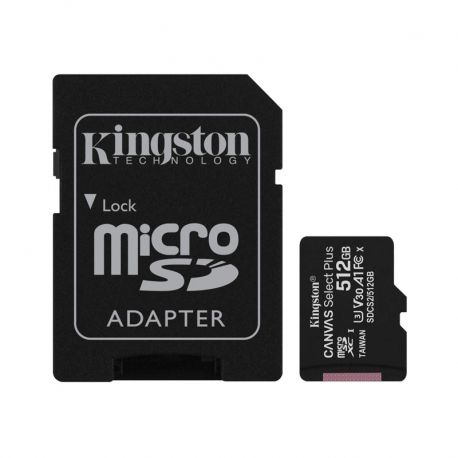 Tarjeta microSD Kingston Canvas Selesct Plus 512GB