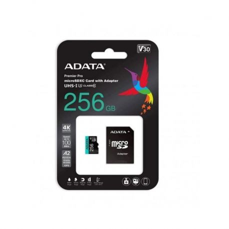 Memoria micro SD Adata Premier Pro 256GB clase 10