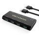 Hub Ablewe USB 3.0 4 Puertos USB Botón/2 Cables