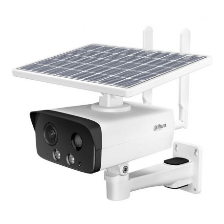 Cámara Bullet IP 45MP IR fija 4G con energía solar
