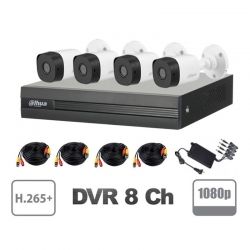 Kit de cámaras Dahua XVR1B08-I D (8) B1A21-360