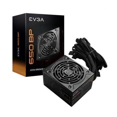 Fuente de poder Evga 650 BP 80+ Bronze 650w 120mm