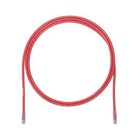 Patch Cord UTP Copper Panduit Cat6a 28 AWG 7ft Red