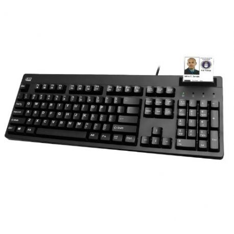 Teclado Adesso USB Antimicrobial / SMARTCARD