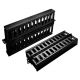 ORGANIZADOR CABLE HORIZONTAL, RANURADO 1U