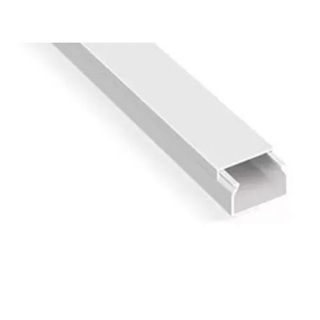 Canaleta 75X25mm 2mts blanca calibre 2.5mm