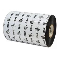 ZEBRA RIBBON 2000 CERA 110MM X 300MTS NEGRO