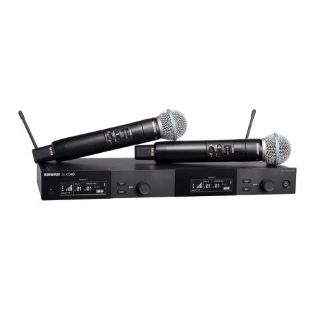 Sistema Inalambrico Shure Doble Mano SLXD24DB58G58