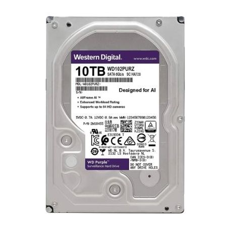 HD INTERNO 10TB 3.5 WD PURPLE WD101PURP