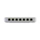 Switch PoE, capa 2, 8P GbE / 7P PoE+ / 1P PoE++