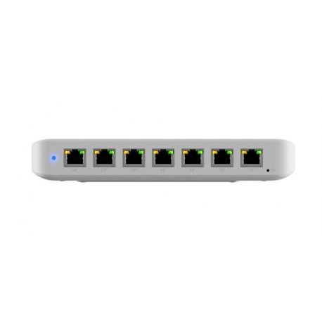 Switch PoE, capa 2, 8P GbE / 7P PoE+ / 1P PoE++