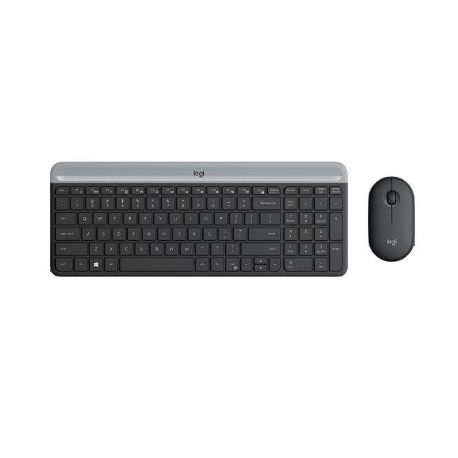 TECLADO LOGITECH MK470 GRAFITO INALAMBRICO INGLES