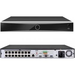 NVR Hikvision 16ch IP 8MP, Acusense PoE