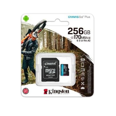 MEMORIA MICRO SD 256GB KINGSTON CANVAS GO PLUS