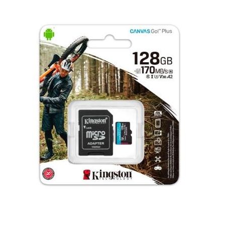 MEMORIA MICRO SD 128GB KINGSTON CANVAS GO PLUS