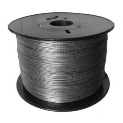 CABLE DE ACERO ROLLO 650M 1.2MM DIAMETRO 100% COBR