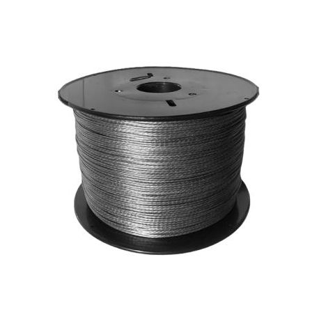 CABLE DE ACERO ROLLO 650M 1.2MM DIAMETRO 100% COBR