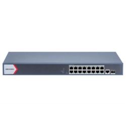 Switch 16P PoE Gigabit, 2P Fibra Óptica Gigabit