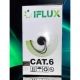 Cable UTP Iflux Cat6 23AWG 305mts UL, gris