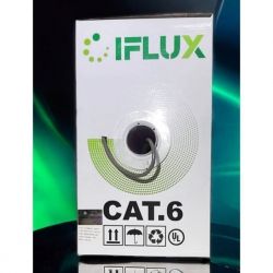 Cable UTP Iflux Cat6 23AWG 305mts UL, gris