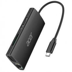 Adaptador Acer 9-1 USB Tipo C A HDMI/VGA/RJ45/HDMI