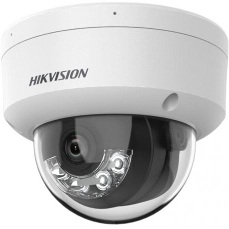 Cámara IP domo ColorVu de 8MP con luz híbrida