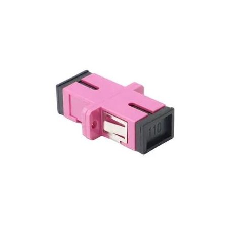 ADAPTADOR FIBRA SC/UPC MM OM4 SIMPLEX COLOR VIOLET