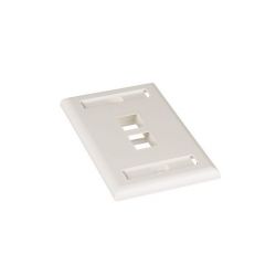 Placa frontal Panduit NetKey de 2 puertos