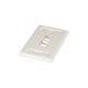 Placa frontal Panduit NetKey de 2 puertos