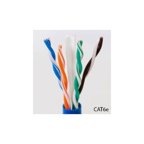 CABLE CAT6E DOBLE FORRO CON MENSAJERO 300M