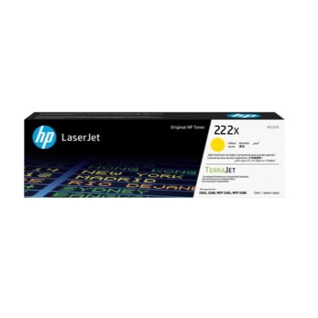 Toner de toner HP - 222X - Amarillo W2222X