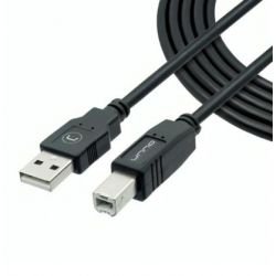 CABLE UNNO CB4007BK USB PARA IMPRESORA 3M NEGRO