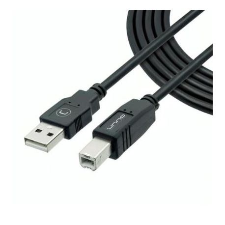 CABLE UNNO CB4007BK USB PARA IMPRESORA 3M NEGRO