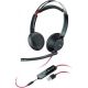 HEADSET POLY BLACKWIRE C5220 USB BINAURAL