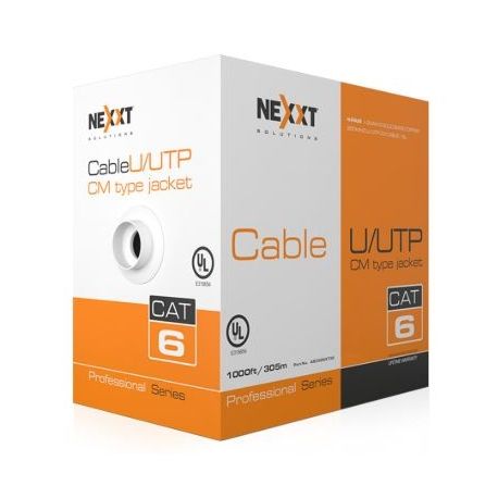 Cable UTP Cat6 Azul Nexxt 4P 24AWG CM 305m