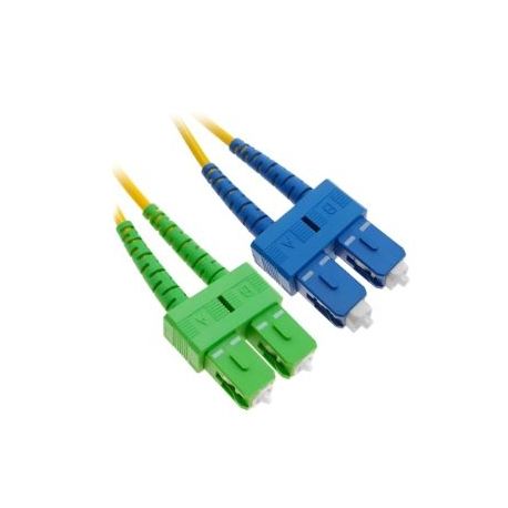 Patch Cord SC/APC -SC/UPC Monomodo Duplex 3M LSZH