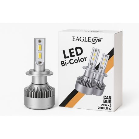LED H4 PLATINUM BASICO-BICOLOR 2600LMS X 2 - 28W