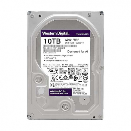 DISCO DURO 10TB PURPLE PRO WESTERN DIGITAL SATA3